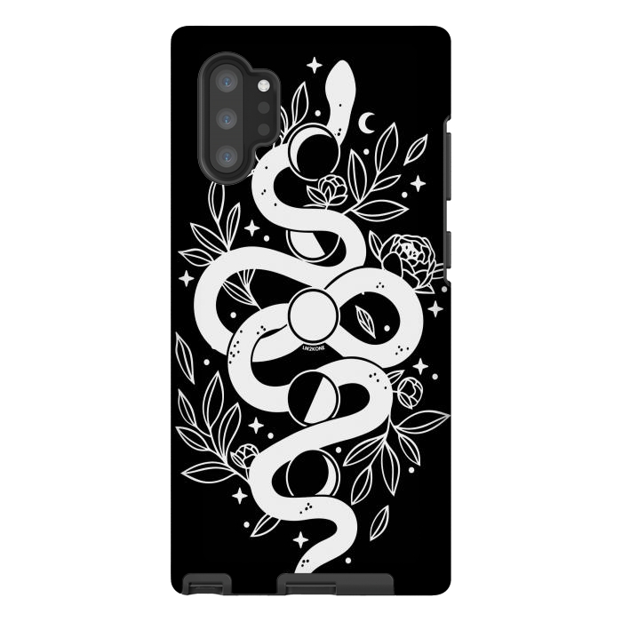 Galaxy Note 10 plus StrongFit Mystical Moon Snake by LM2Kone