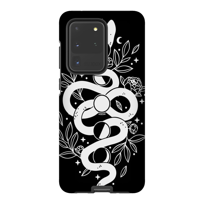 Galaxy S20 Ultra StrongFit Mystical Moon Snake by LM2Kone
