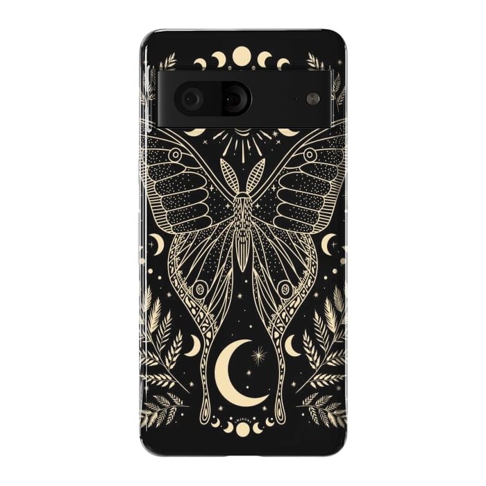 Pixel 7 StrongFit Occult Mystical Moon Moth by LM2Kone