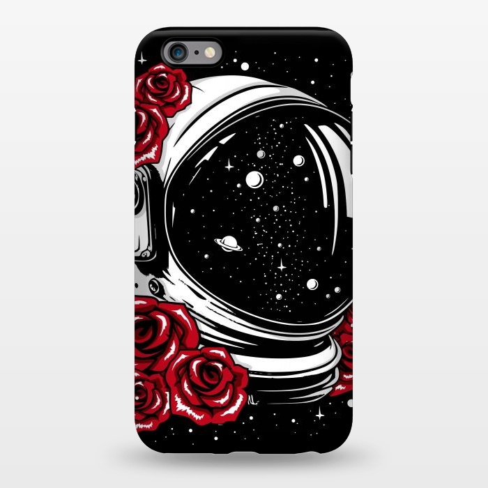 iPhone 6/6s plus StrongFit Astronaut Helmet of Roses by LM2Kone