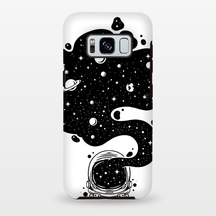 Galaxy S8 plus StrongFit Cosmic Spirit Astronaut by LM2Kone