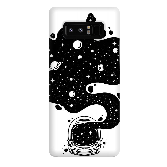 Galaxy Note 8 StrongFit Cosmic Spirit Astronaut by LM2Kone