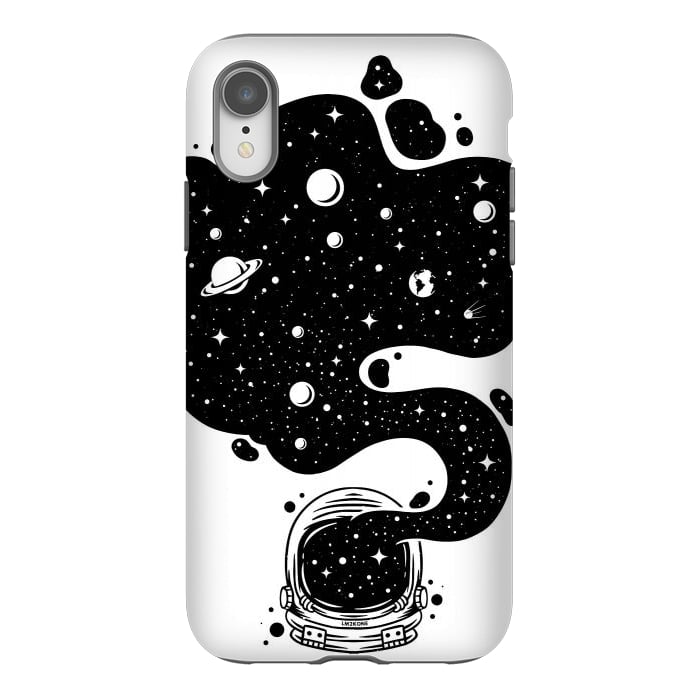 iPhone Xr StrongFit Cosmic Spirit Astronaut by LM2Kone