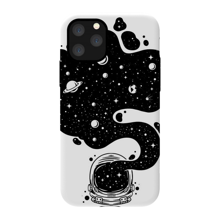 iPhone 11 Pro StrongFit Cosmic Spirit Astronaut by LM2Kone