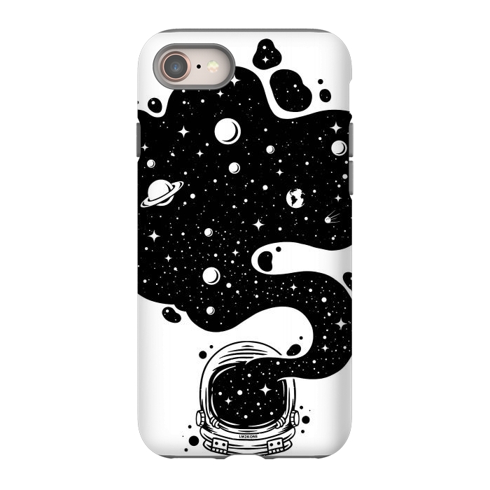 iPhone SE StrongFit Cosmic Spirit Astronaut by LM2Kone