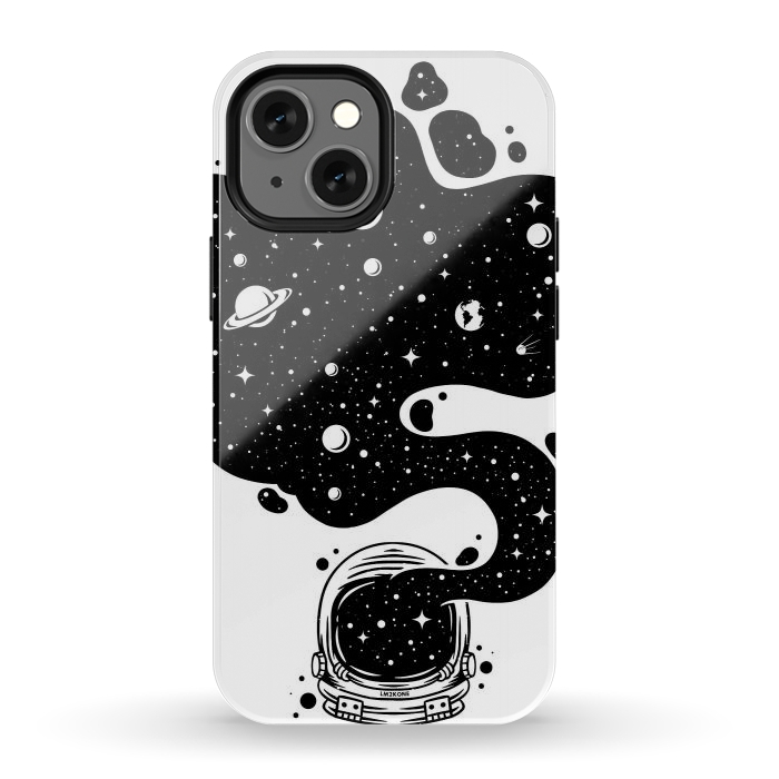 iPhone 12 mini StrongFit Cosmic Spirit Astronaut by LM2Kone