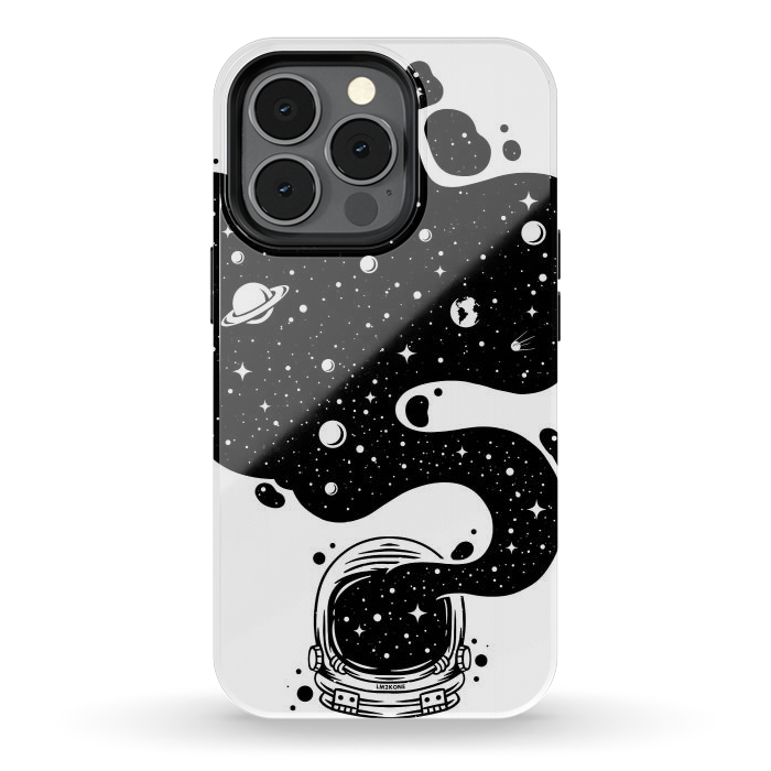 iPhone 13 pro StrongFit Cosmic Spirit Astronaut by LM2Kone