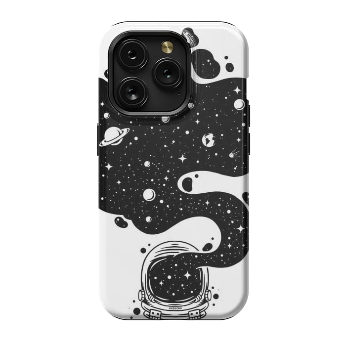 iPhone 15 Pro StrongFit Cosmic Spirit Astronaut by LM2Kone