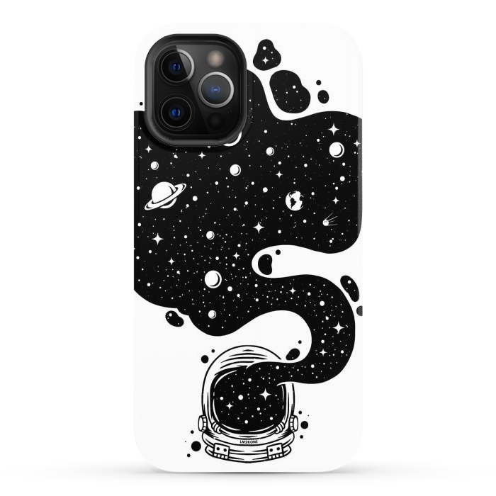 iPhone 12 Pro Max StrongFit Cosmic Spirit Astronaut by LM2Kone