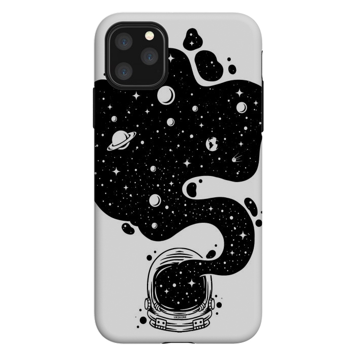 iPhone 11 Pro Max StrongFit Cosmic Spirit Astronaut by LM2Kone