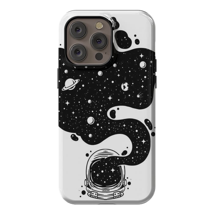 iPhone 14 Pro max StrongFit Cosmic Spirit Astronaut by LM2Kone