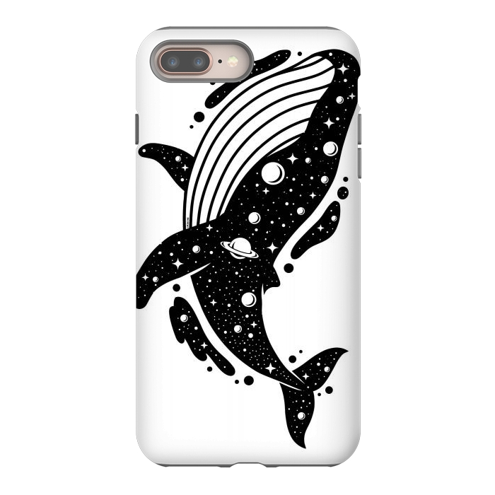 iPhone 7 plus StrongFit Cosmic Whale by LM2Kone