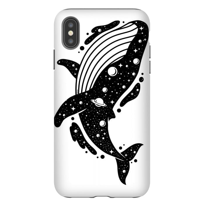iPhone Xs Max StrongFit Cosmic Whale by LM2Kone