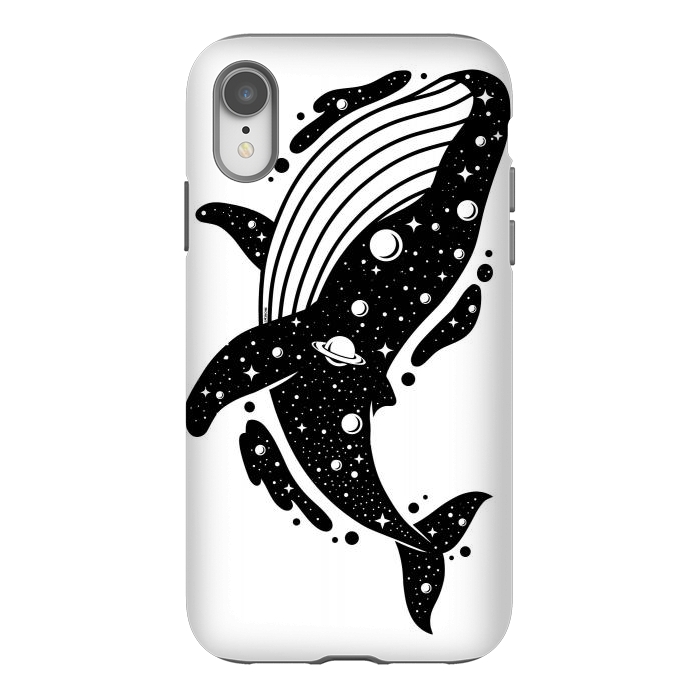 iPhone Xr StrongFit Cosmic Whale by LM2Kone