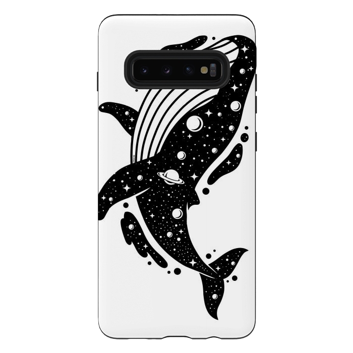 Galaxy S10 plus StrongFit Cosmic Whale by LM2Kone