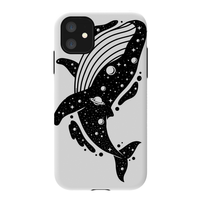 iPhone 11 StrongFit Cosmic Whale by LM2Kone