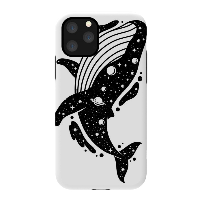 iPhone 11 Pro StrongFit Cosmic Whale by LM2Kone