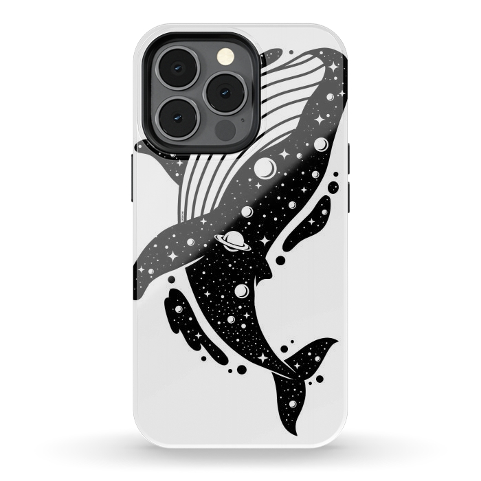 iPhone 13 pro StrongFit Cosmic Whale by LM2Kone