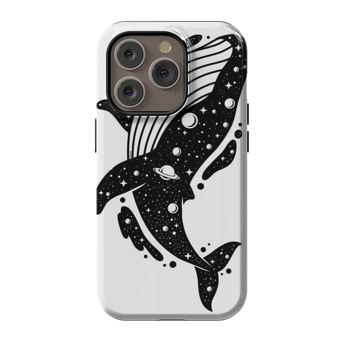 iPhone 14 Pro StrongFit Cosmic Whale by LM2Kone