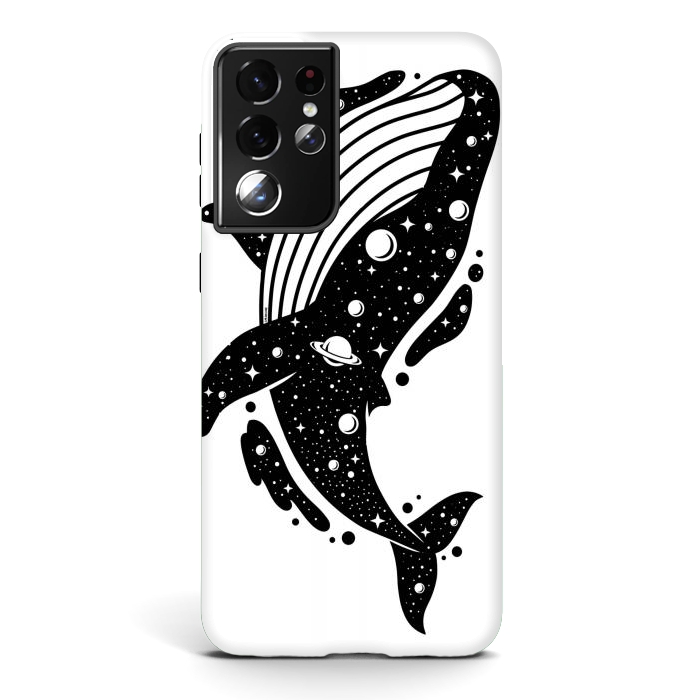 Galaxy S21 ultra StrongFit Cosmic Whale by LM2Kone