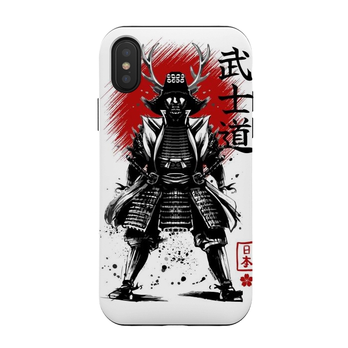 iPhone Xs / X StrongFit The Way of the Samurai - Bushido by LM2Kone