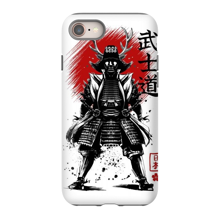iPhone 8 StrongFit The Way of the Samurai - Bushido by LM2Kone