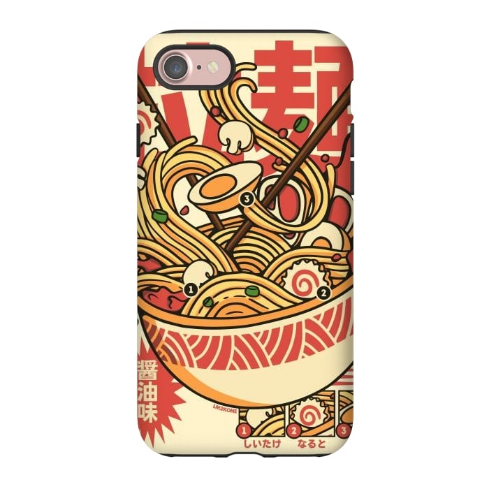 iPhone 7 StrongFit Vintage Cool Ramen by LM2Kone