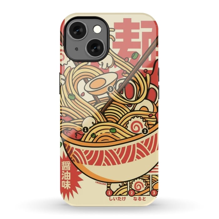 iPhone 13 StrongFit Vintage Cool Ramen by LM2Kone