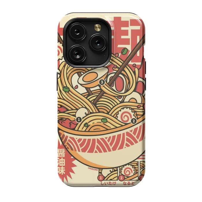 iPhone 15 Pro StrongFit Vintage Cool Ramen by LM2Kone