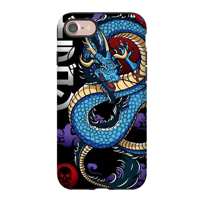 iPhone 7 StrongFit Japanese Dragon Emperor by LM2Kone