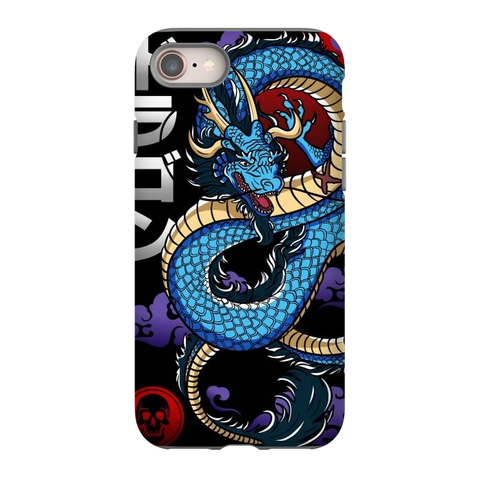 iPhone SE StrongFit Japanese Dragon Emperor by LM2Kone