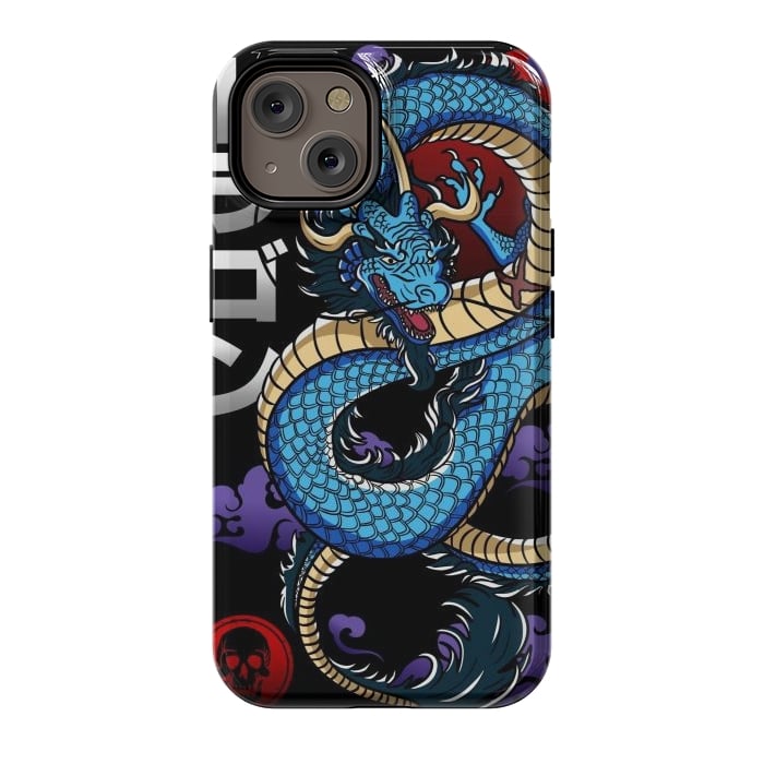 iPhone 14 StrongFit Japanese Dragon Emperor by LM2Kone
