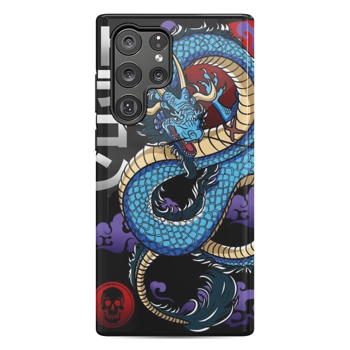 Galaxy S22 Ultra StrongFit Japanese Dragon Emperor by LM2Kone
