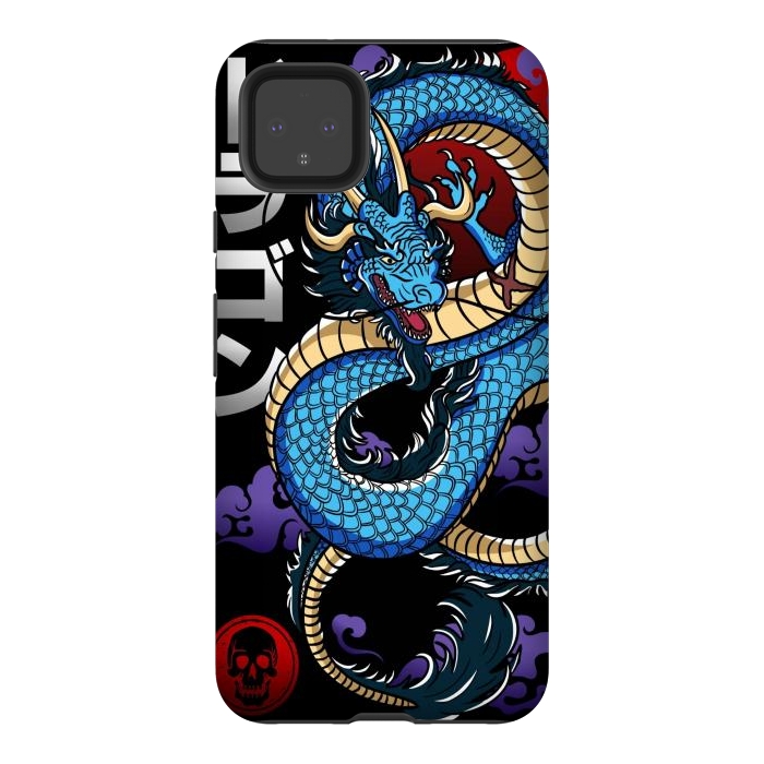 Pixel 4XL StrongFit Japanese Dragon Emperor by LM2Kone