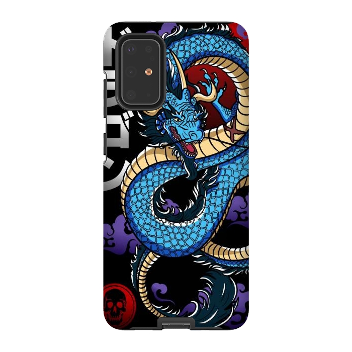 Galaxy S20 Plus StrongFit Japanese Dragon Emperor by LM2Kone
