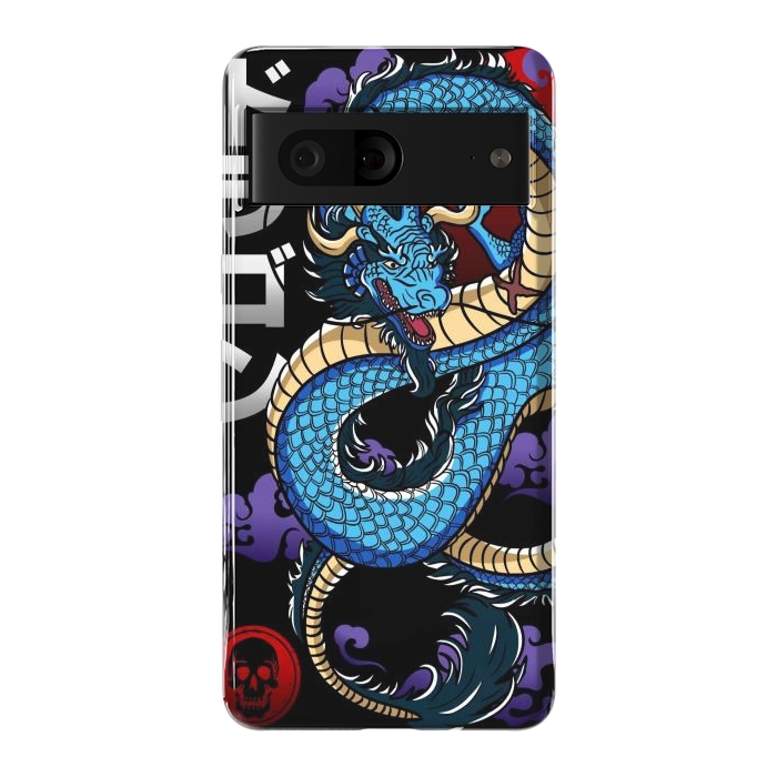 Pixel 7 StrongFit Japanese Dragon Emperor by LM2Kone