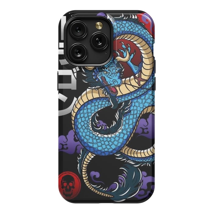 iPhone 15 Pro Max StrongFit Japanese Dragon Emperor by LM2Kone