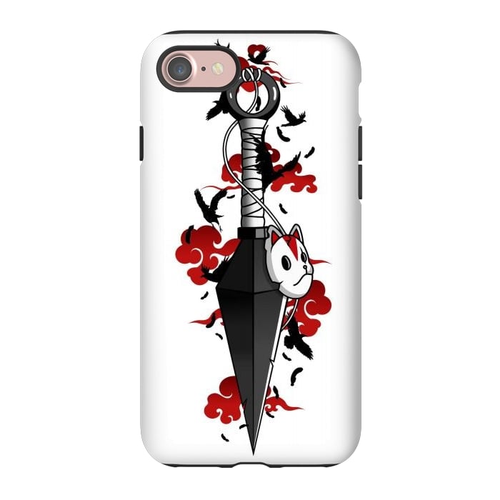 iPhone 7 StrongFit Red Cloud Kunai - Japanese by LM2Kone