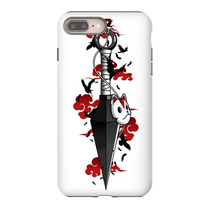 iPhone 7 plus StrongFit Red Cloud Kunai - Japanese by LM2Kone