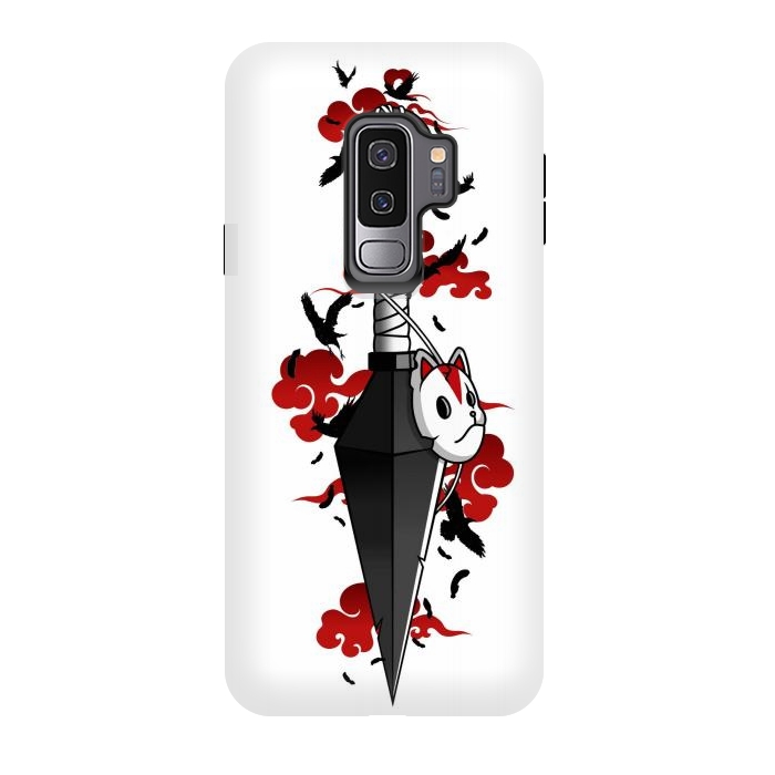 Galaxy S9 plus StrongFit Red Cloud Kunai - Japanese by LM2Kone