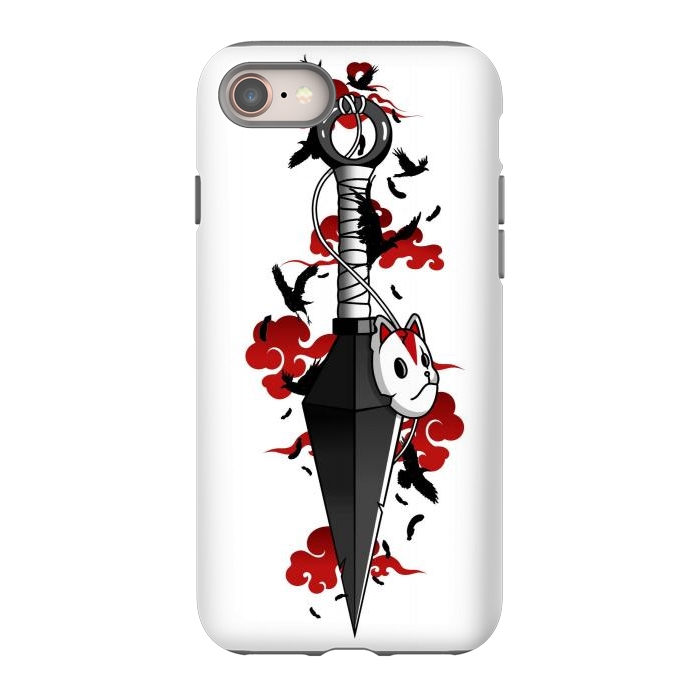 iPhone 8 StrongFit Red Cloud Kunai - Japanese by LM2Kone