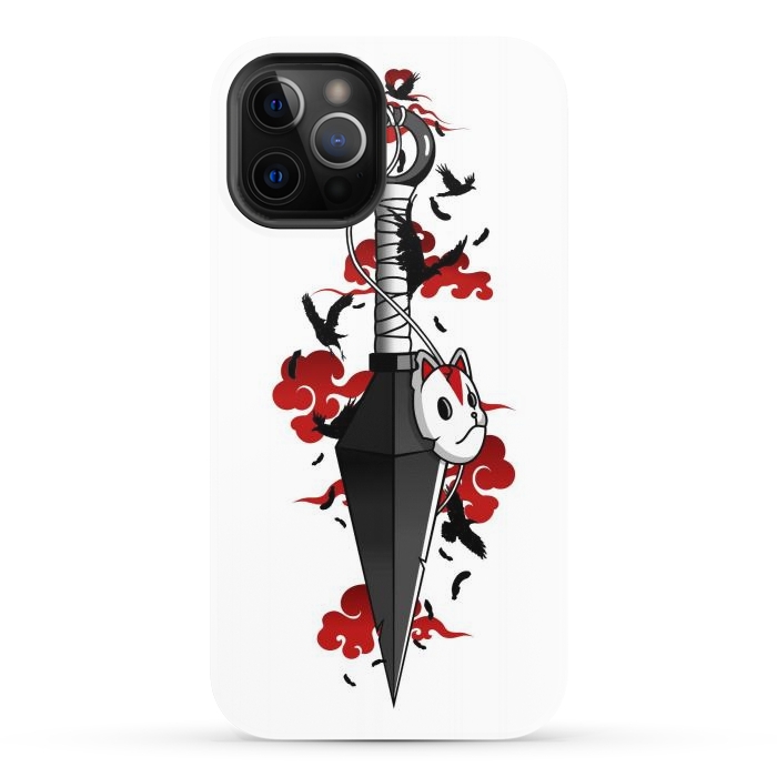 iPhone 12 Pro StrongFit Red Cloud Kunai - Japanese by LM2Kone