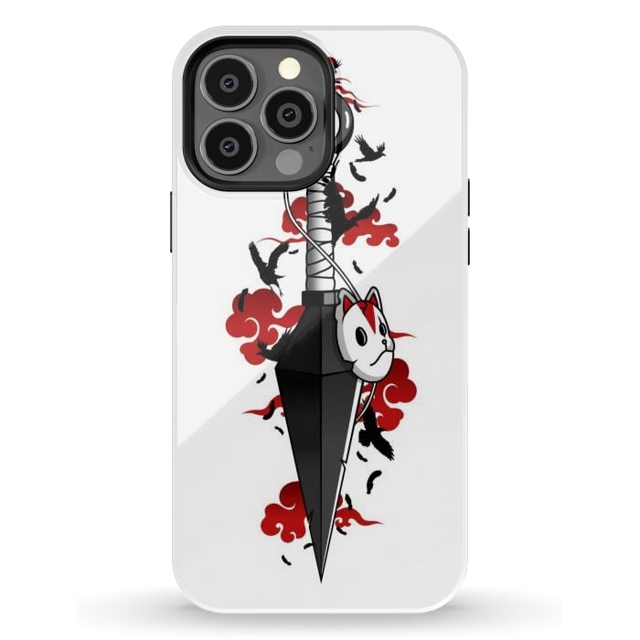 iPhone 13 Pro Max StrongFit Red Cloud Kunai - Japanese by LM2Kone