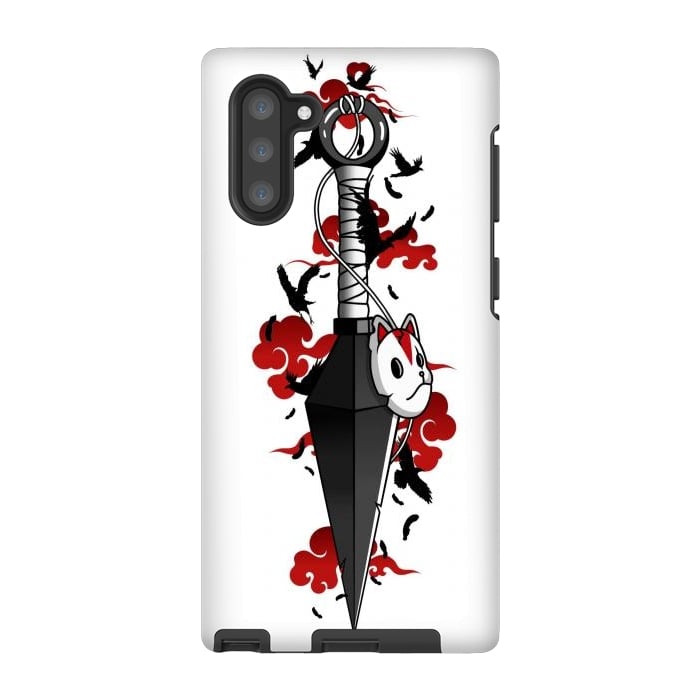 Galaxy Note 10 StrongFit Red Cloud Kunai - Japanese by LM2Kone