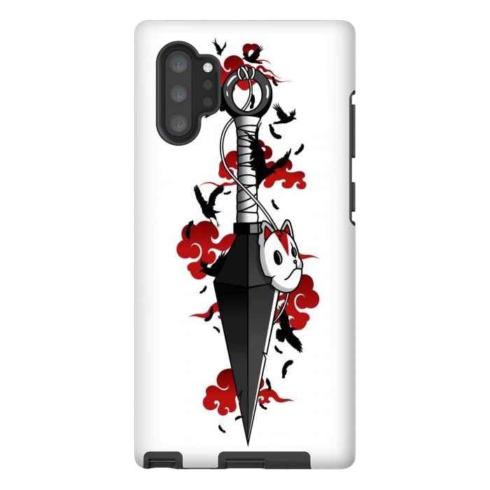 Galaxy Note 10 plus StrongFit Red Cloud Kunai - Japanese by LM2Kone