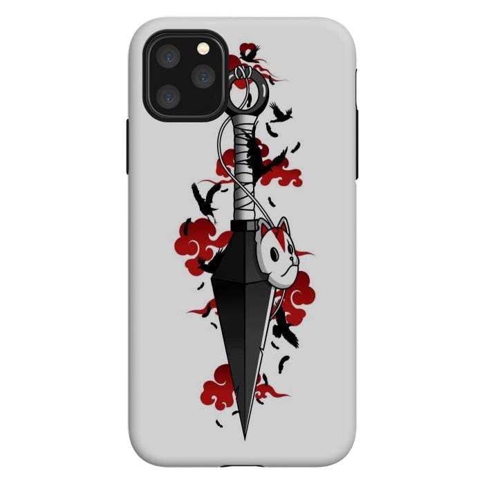 iPhone 11 Pro Max StrongFit Red Cloud Kunai - Japanese by LM2Kone