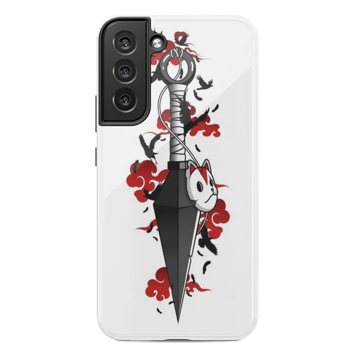 Galaxy S22 plus StrongFit Red Cloud Kunai - Japanese by LM2Kone