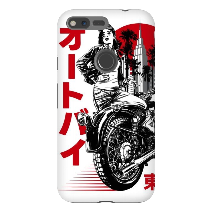 Pixel XL StrongFit Urban Japanese Motorcycle by LM2Kone