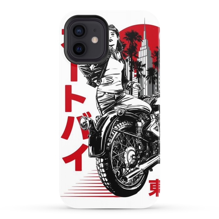 iPhone 12 StrongFit Urban Japanese Motorcycle by LM2Kone