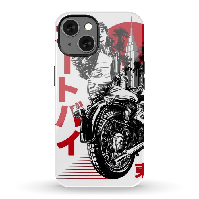 iPhone 13 StrongFit Urban Japanese Motorcycle by LM2Kone